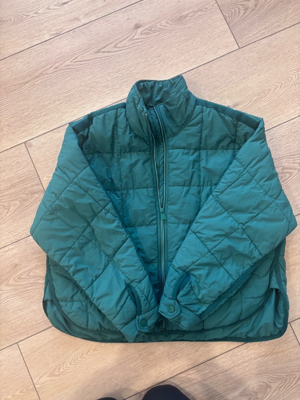 FP Movement by Free People Green Quilted Puffer Jacket - Picture 2 of 5